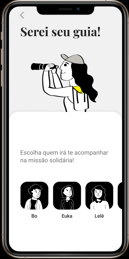 Imagem do app NÓS