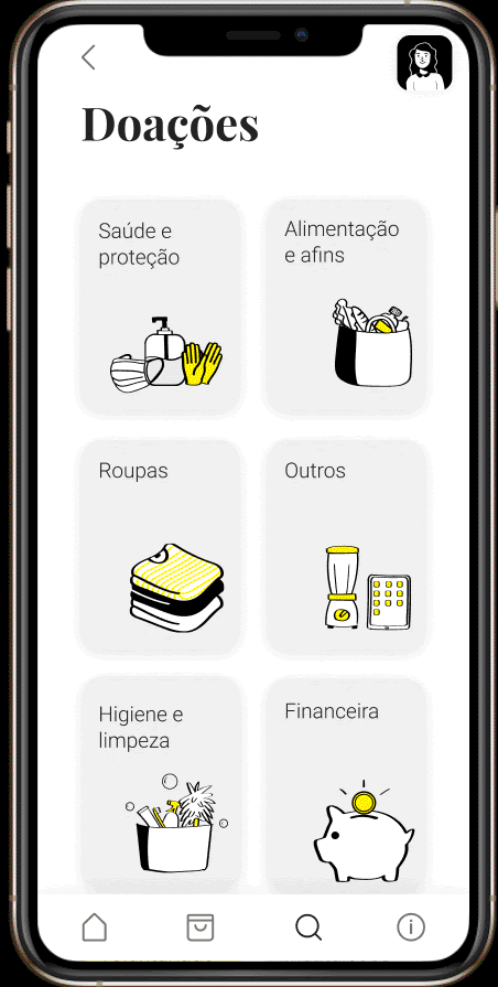 Imagem do app NÓS